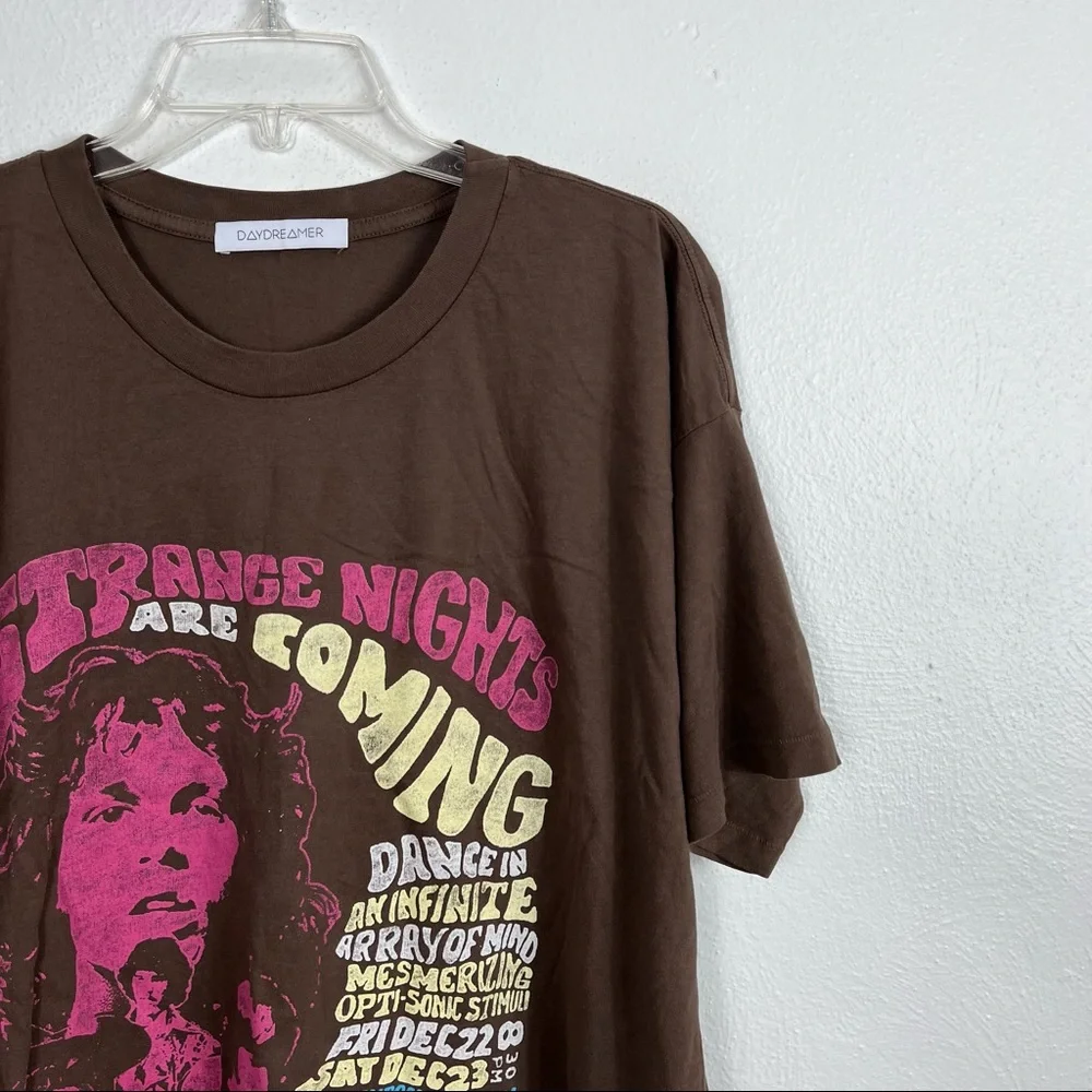 Daydreamer The Doors Strange Nights Are Coming Oversized Slouchy Merch Tee - Picture 3 of 11